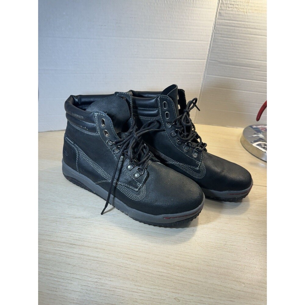 Men's Jambu FireFox Black Leather Boot sz 9.5 Excellent Used Condition